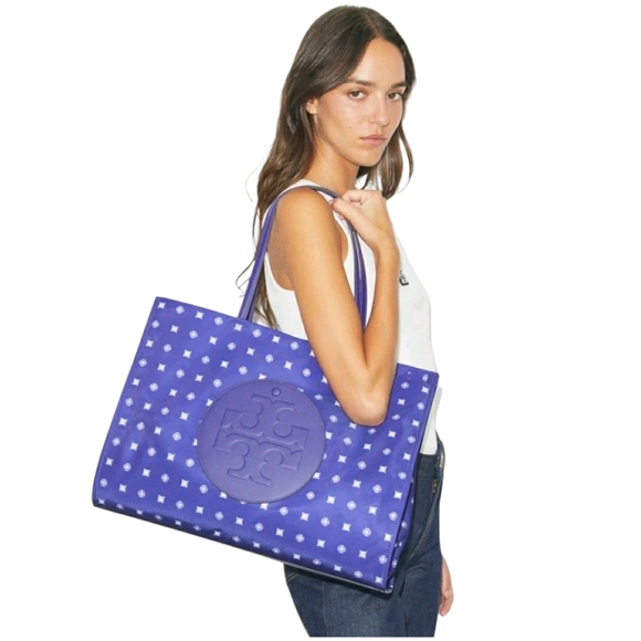 Tory Burch Handbags - NWT! Tory Burch Purple 'Nothing Ditsy' Ella Collector's Edition Tote